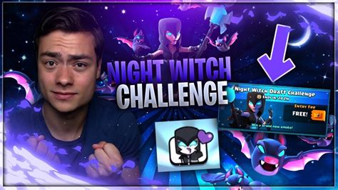 De Night Witch Draft Challenge Clash Royale Youtube