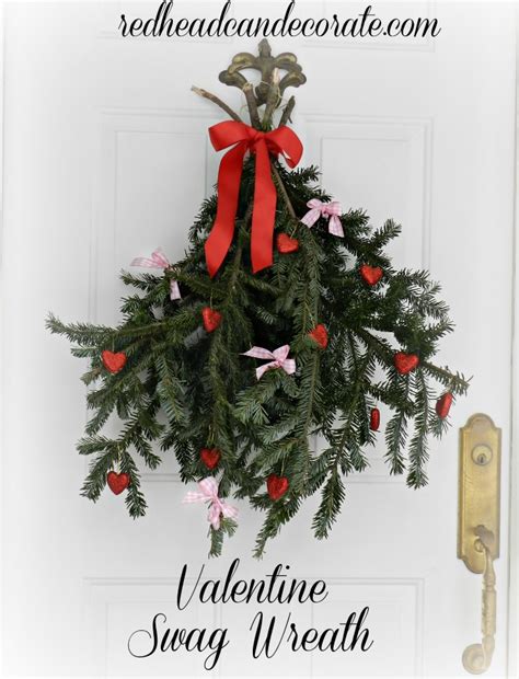 Valentines Day Swag Wreath Redhead Can Decorate
