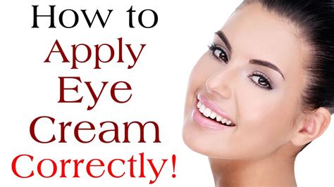 How To Apply Eye Cream Correctly With Radiance Eye Renewal Therapy From