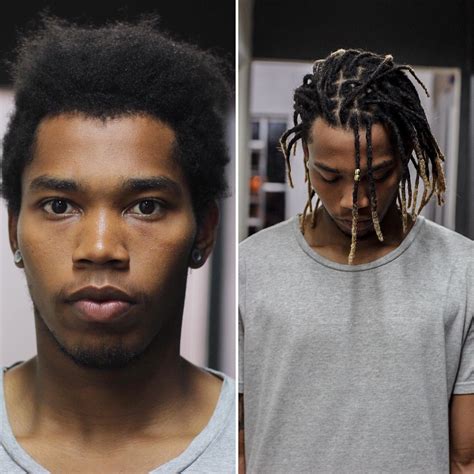 By Zion Antes e depois Alongamento de dreads Modelo: Alefi Bartolly