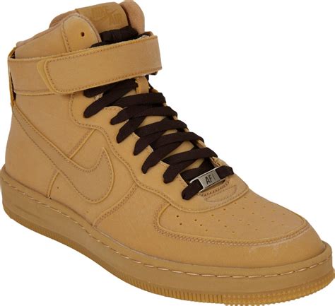 The low sneaker was realised in '83 (a year after the high top) and caught the attention of the sneakerhead community; Nike Air Force 1 Downtown Hi Gum Hightop Sneakers in Beige ...