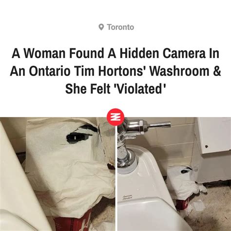A Woman Found A Hidden Camera In An Ontario Tim Hortons Washroom And She