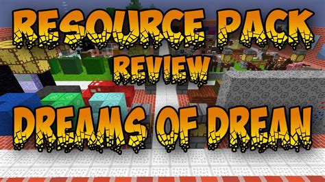 Dreams Of Drean Resource Pack Review 16x16 Youtube