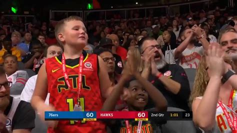 — trae young ran off the court clapping and yapping toward the few hawks fans that braved the philly crowd and stuck around and were rewarded with a comeback. Atlanta Hawks vs Philadelphia Sixers Full Game Highlights October 28, 2019 20 NBA Season - YouTube