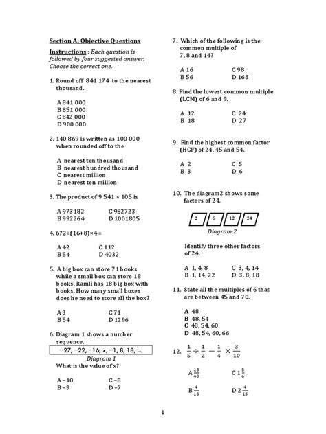 Kandungan soalan meliputi seluruh topik yang dipelajari dalam matematik bagi tingkatan 1 dan 2. SOALAN MATEMATIK TINGKATAN 1 KERTAS 1 | Fraction ...