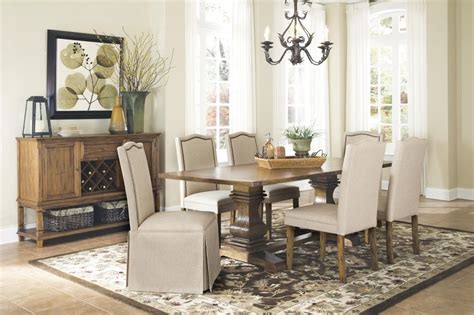 Stylish Skirted Dining Room Chairs Furnishings On Home Furniture Ideas