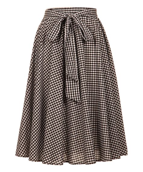 Take A Look At This Fashionomics Black And White Check A Line Skirt Plus Today Casual Style