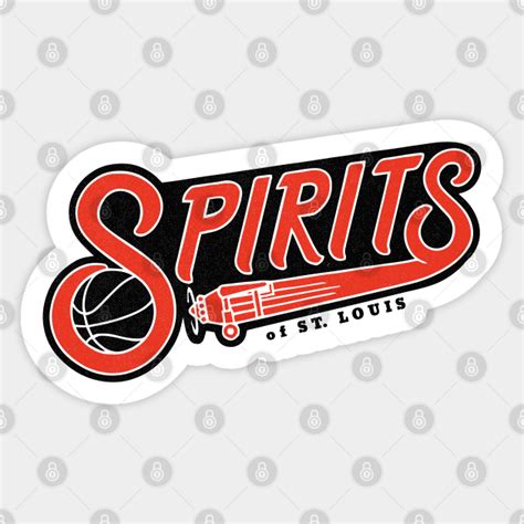 Defunct Spirits Of St Louis Aba Basketball St Louis Sticker