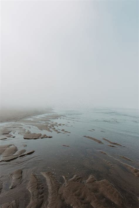 Ocean Beach In Dense Fog Stock Image Image Of Outdoor 243375293