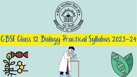 Cbse Class Biology Practical Syllabus Class Th Biology
