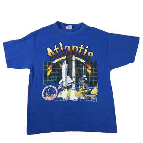 Check spelling or type a new query. Vintage Kennedy Space Center "Atlantis" T-Shirt | Space ...