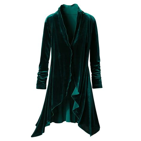 Evergreen Velvet Jacket Womens Romantic And Fantasy Inspired Fashions