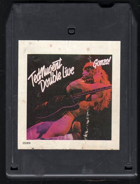 Ted Nugent Double Live Gonzo 1978 Epic A17a 8 Track Tape