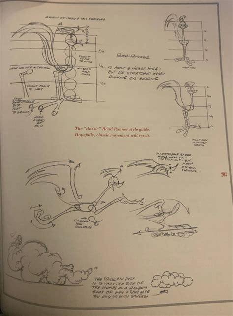 Official Chuck Jones Road Runner Model Sheet By Firefly259 On Deviantart