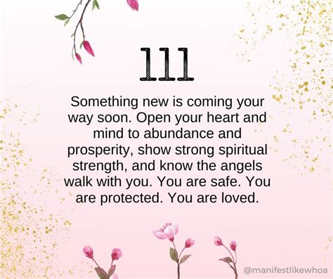 Angel Number 111 For Manifesting Numerology Angel Numbers And Law Of