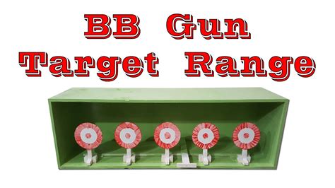 Bb gun air soft, air rifle, can target. BB Gun Target Range (With Quick Reset Feature) - YouTube