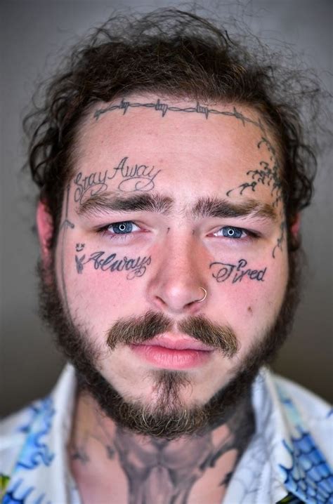 Post Malone Face Tattoo Filter Windytseng