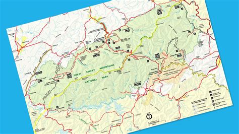 Great Smoky Mountains National Park Map Pdf