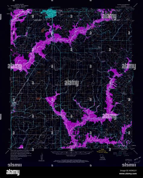 Usgs Topo Map Louisiana La Eunice 334519 1959 62500 Inverted