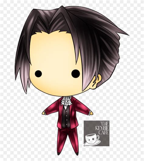 Ace Attorney Keybies Amon Koutarou Chibi Manga Comics Book Hd Png