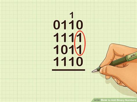 How To Add Binary Numbers With Pictures Wikihow