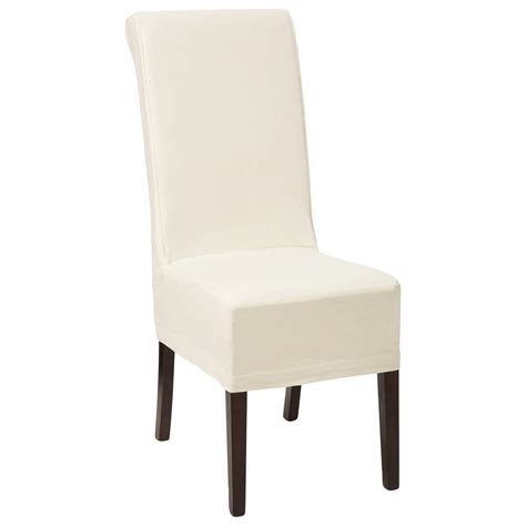 Custom dining chair covers in one week. Cotton Slip Cover for Echo Dining Chair - Off-White in ...