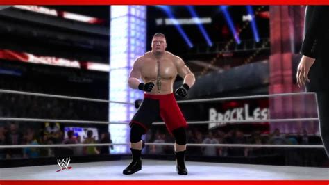 Brock Lesnar Wwe 2k14 Entrance And Finisher Oficial Youtube