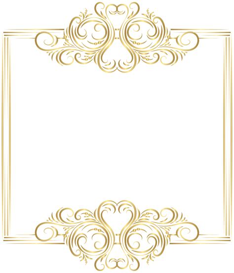 Aesthetic Elegant Gold Circle Border Png Wallpaper Png