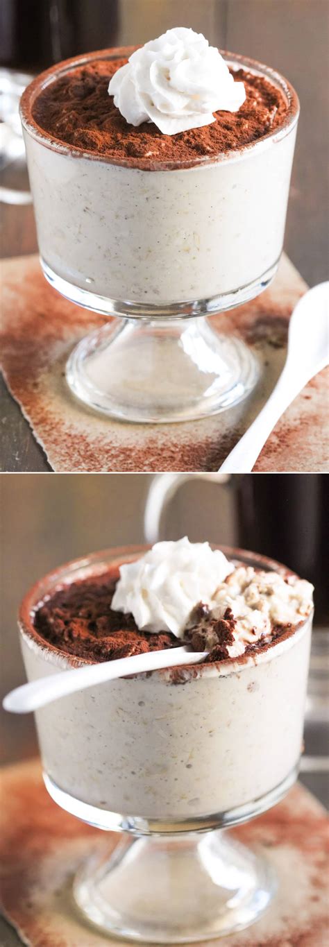 However, most yogurts don't contain the same amount of protein and thick creaminess as greek yogurt. Healthy Tiramisu Overnight Dessert Oats -- a decadent ...