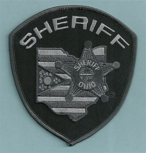 Ohio State Sheriff Police Tactical Patch
