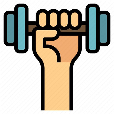 Diet Dumbbell Fitness Hand Nutrition Icon Download On Iconfinder