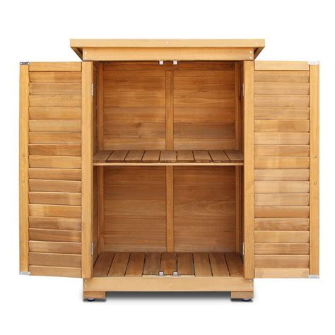 Gardeon Portable Wooden Garden Storage Cabinet Buy