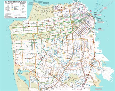 San Francisco Buses Lines Map Times And Price In 2020 San