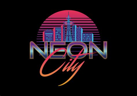 Neon City Retro Wave 80s Aesthethics Rretrofuturism