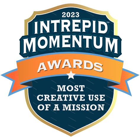 2023 Intrepid Momentum Awards Most Creative Use Of A Mission Credly