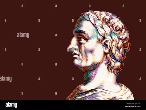 Gaius Julius Caesar 100 44 Bc Roman Statesman Stock Photo Alamy