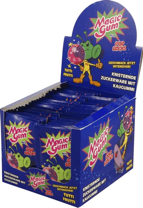 Pop Rocks Magic Gum Avec Pop Rocks Tutti Frutti 50 X 7 G Ab € 999