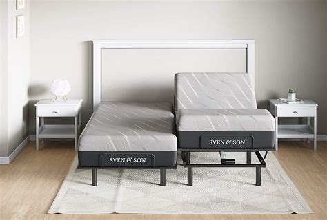 Buy Sven And Son Split King Essential Adjustable Bed Base Frame 14