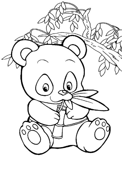 pandas  color  kids pandas kids coloring pages
