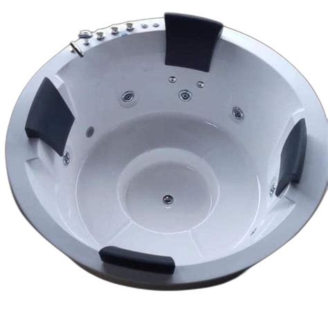 White Acrylic Round Jacuzzi Bath Tub For Bathroom Feet Diameter At Rs In Meerut