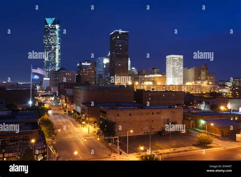 Oklahoma City Skyline Dawn Hi Res Stock Photography And Images Alamy