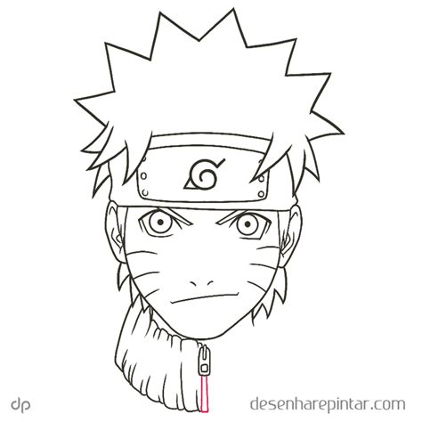 Como Desenhar O Naruto Passo A Passo Fácil