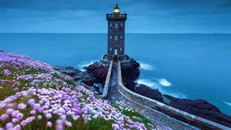3840x2160 Lighthouse Spring 4k Hd 4k Wallpapers Images Backgrounds