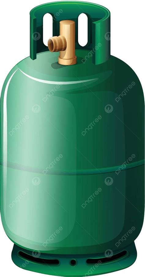 A Gas Cylinder Image Isolated Steel Vector Image Isolated Steel Png