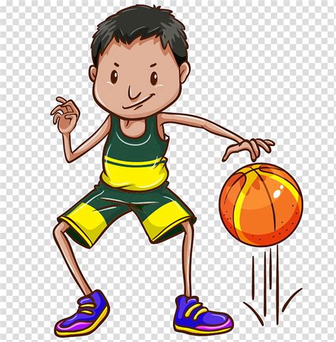 Cartoon Basketball Player Transparent Background Please Use And Share