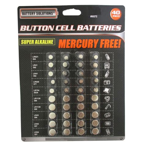 Button Cell Batteries 40 Pc Ag1 Ag3 Ag4 Ag5 Ag10 Ag12 15 Volts