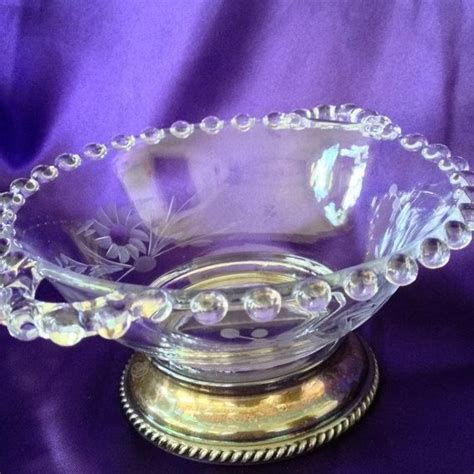 VISUALAROMAS On Twitter Candlewick Glass Vintage Silver Serving