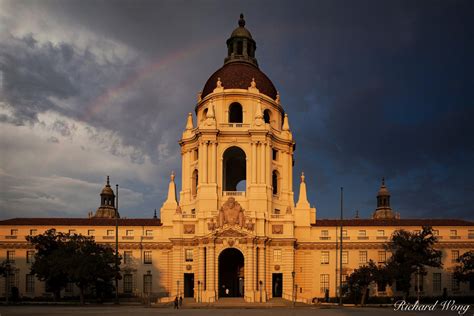 Rainbow Over Pasadena City Hall Photo Richard Wong Photography
