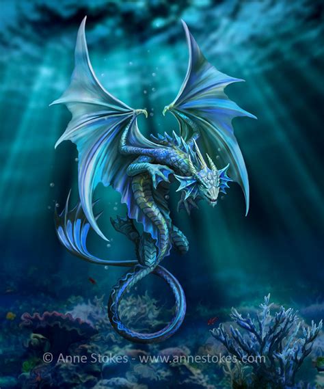 Anne Stokes Todays Featured Art Is A Sea Dwelling Facebook