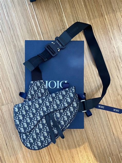 Dior Dior Saddle Bag In Oblique Jacquard Grailed
